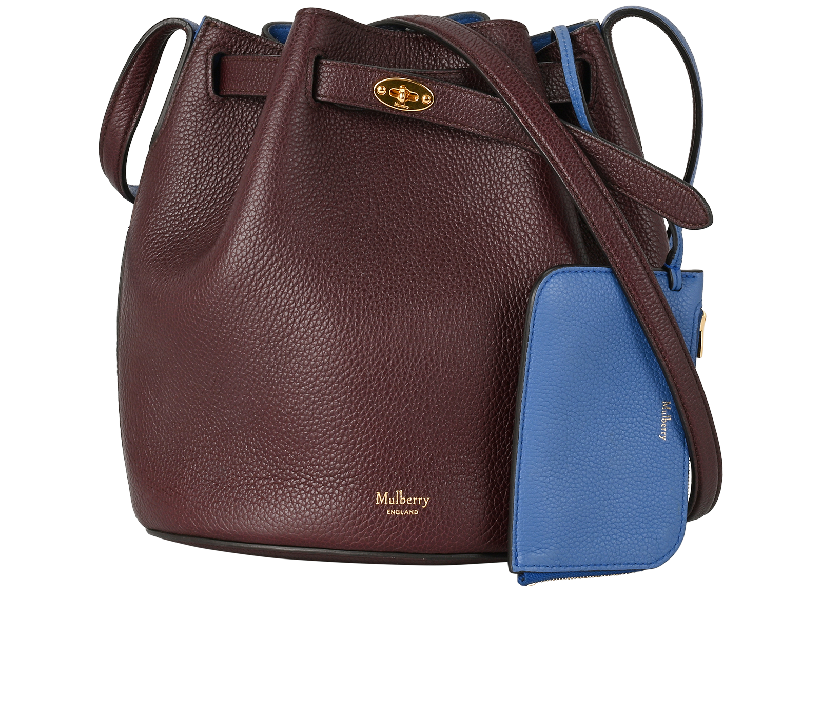 Abbey, &pound;350, Handbags, Blue/Burgundy, Leather, Other view